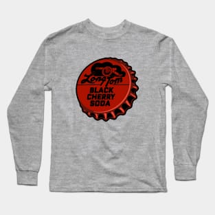 Vintage Long Tom Black Cherry Soda Bottlecap Long Sleeve T-Shirt